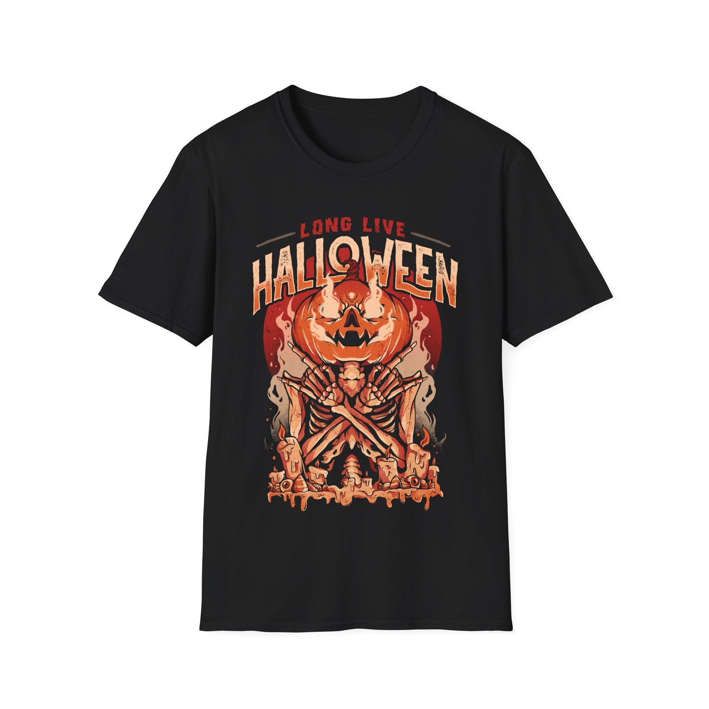 Long Live Halloween – Dark Pumpkin T-Shirt