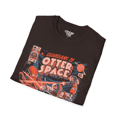 Guardians Of Otter Space - Retro Poster T-Shirt