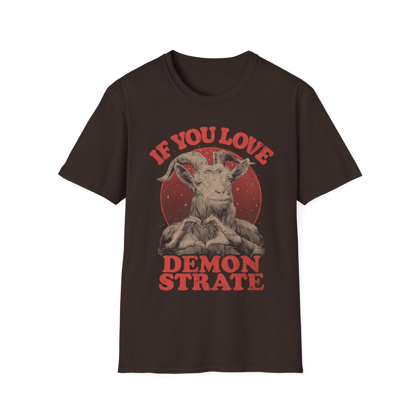 Demonstrate Love - Funny Heart Devil T-Shirt