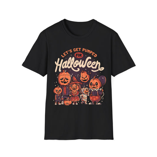 Pumped for Halloween – Funny Pumpkin T-Shirt