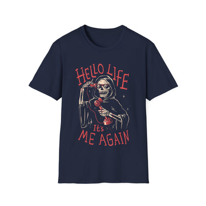 Death Call – Dark & Ironic Grim Reaper T-Shirt