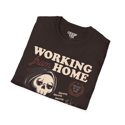 Working From Home – Death’s Home Office T-Shirt