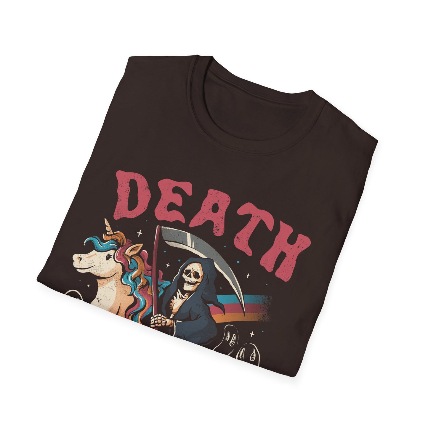 Death Metal – Ironic Grim Reaper & Unicorn T-Shirt