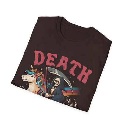 Death Metal – Ironic Grim Reaper & Unicorn T-Shirt