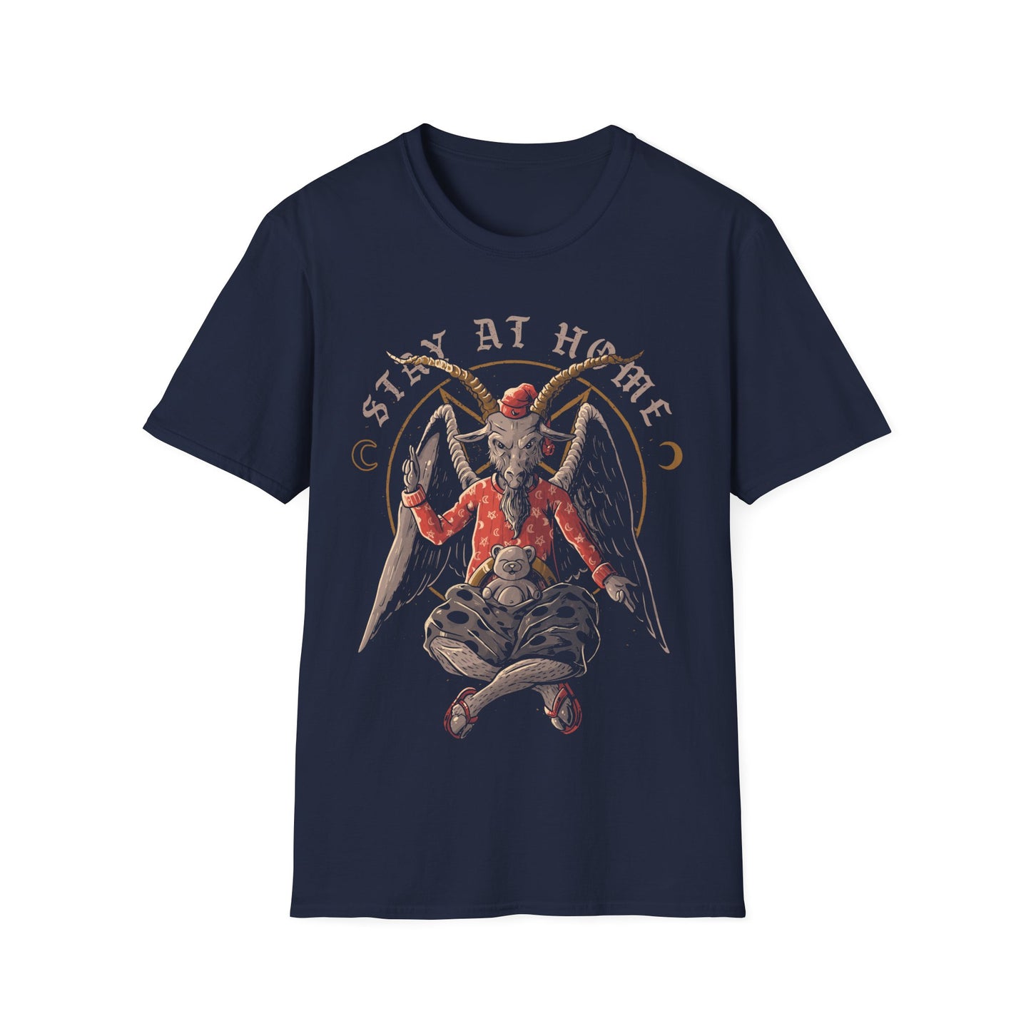 Stay At Home – Dark Baphomet T-Shirt