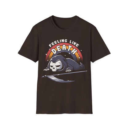 Feeling Like Death – Funny Grim Reaper T-Shirt