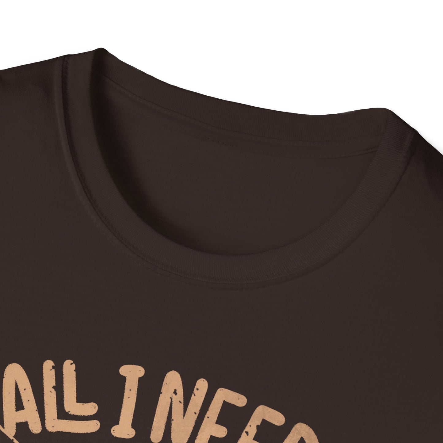 All I Need Is Pizza & Horror Movies – Dark Lettering T-Shirt