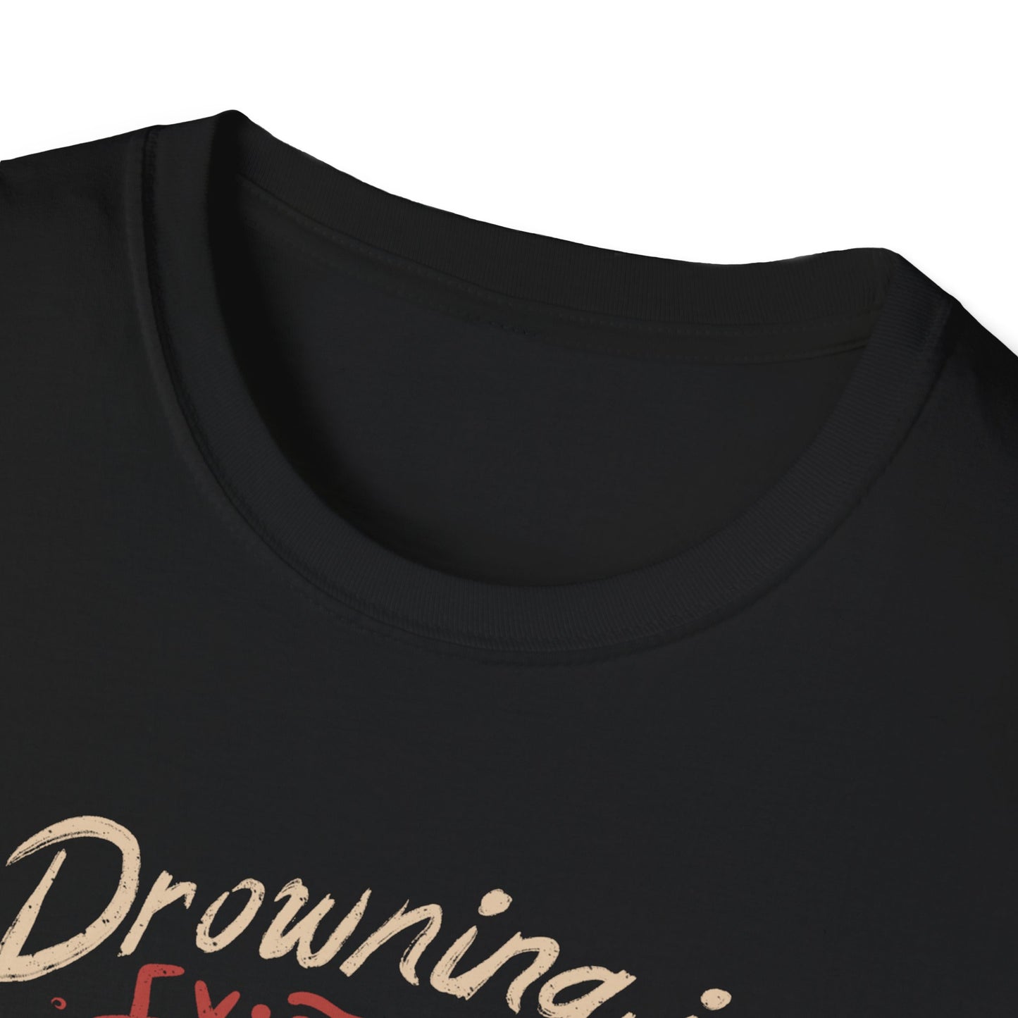Drowning in Existential Dread – Funny Grim Reaper Self-Care T-Shirt