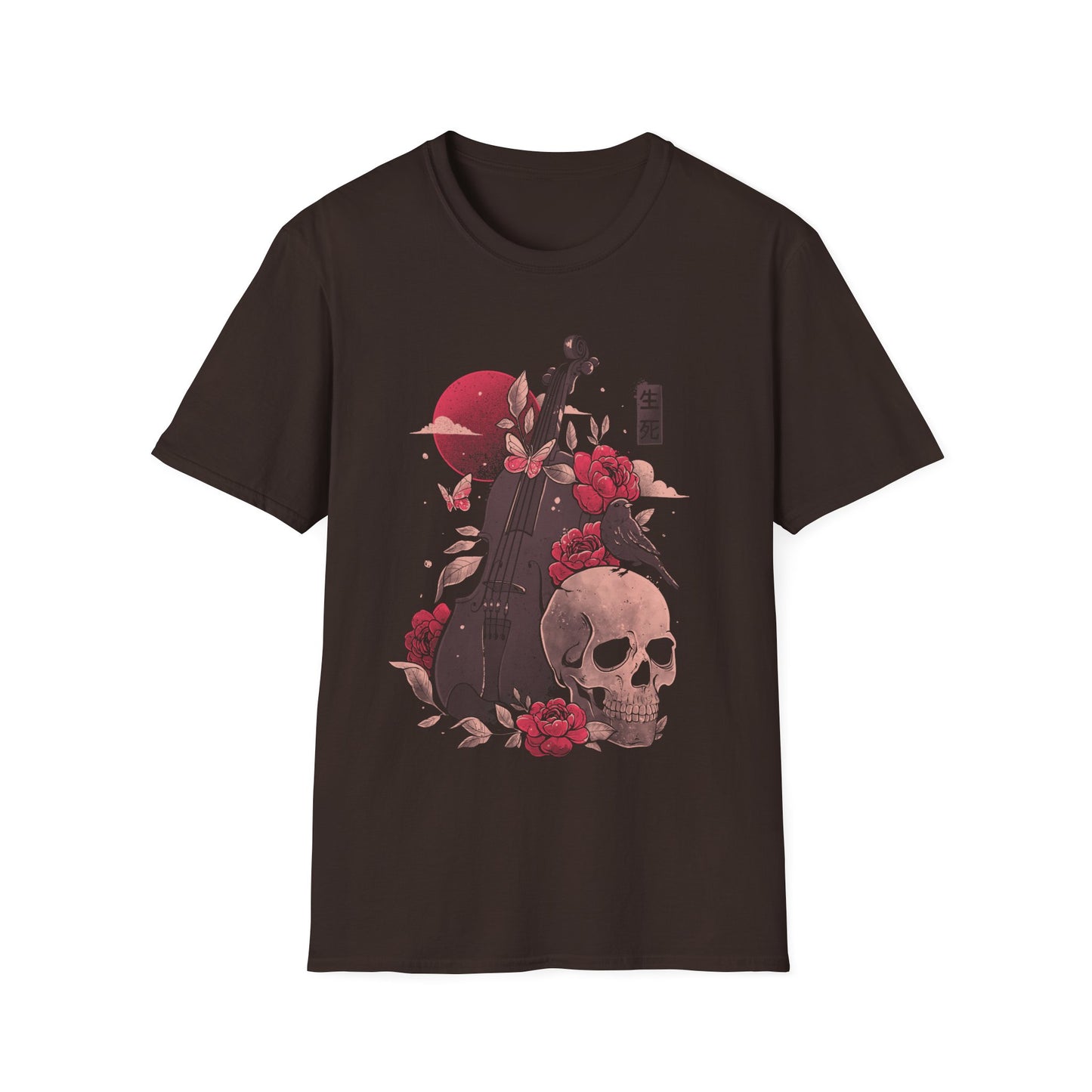 Death and Music – Cello Skull T-Shirt