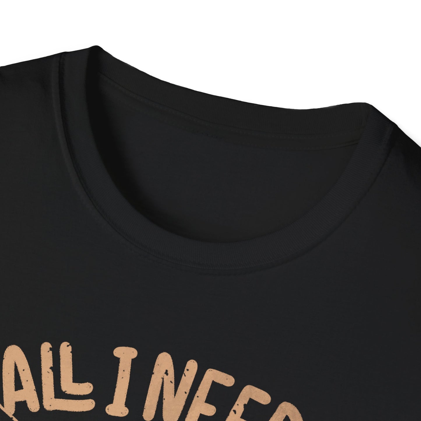 All I Need Is Pizza & Horror Movies – Dark Lettering T-Shirt
