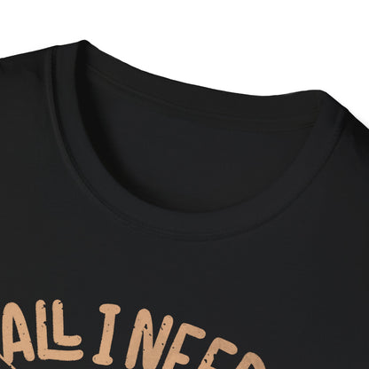 All I Need Is Pizza & Horror Movies – Dark Lettering T-Shirt