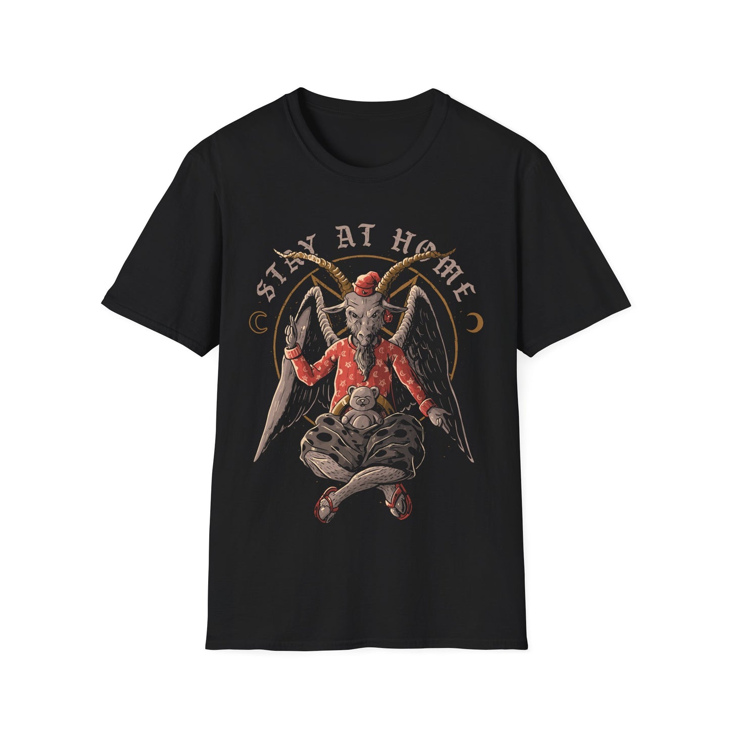 Stay At Home – Dark Baphomet T-Shirt