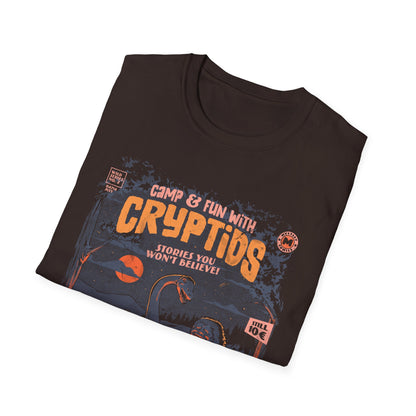 Cryptids Camp - Retro Poster T-Shirt