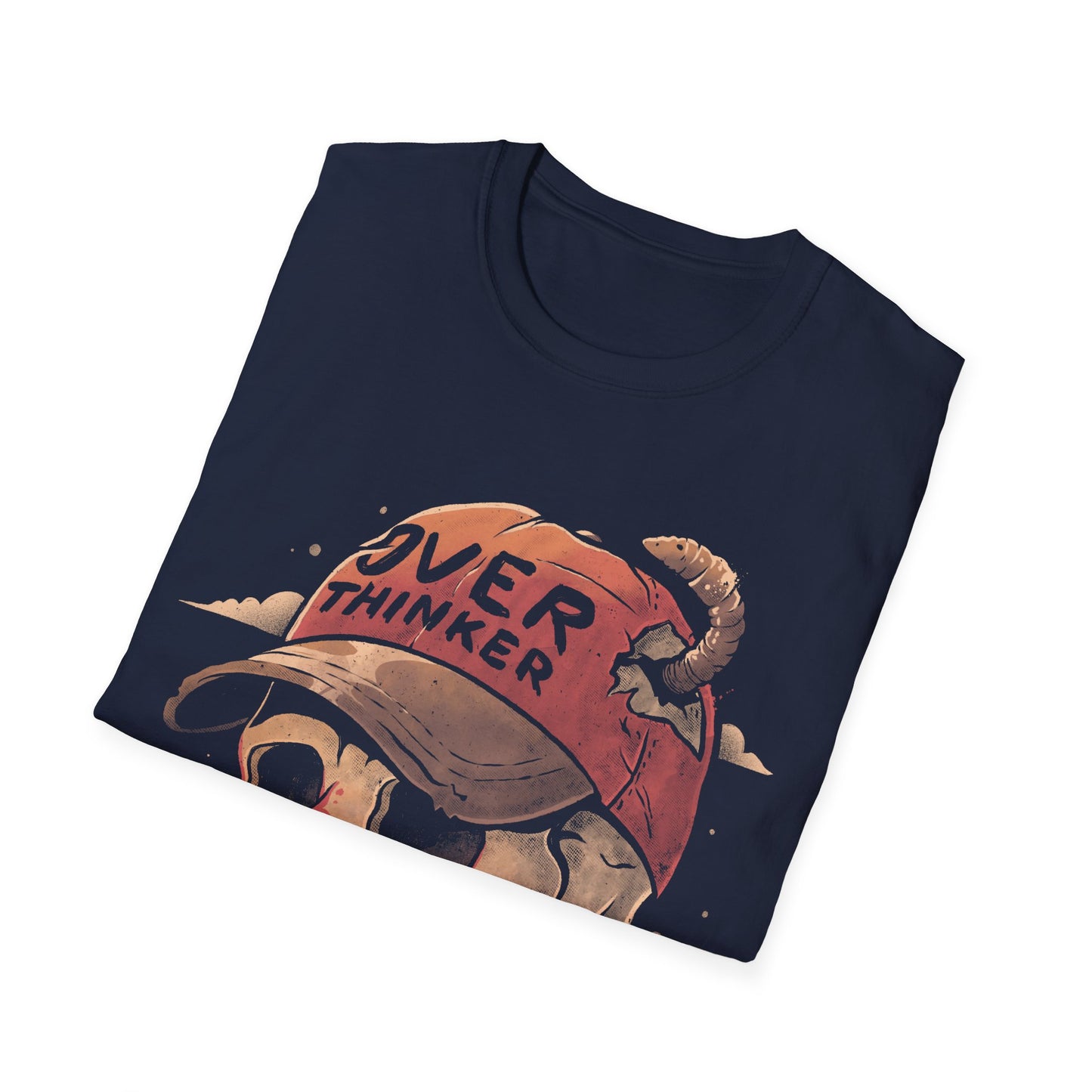 Overthinker Skull – Anxiety & Introspective T-Shirt