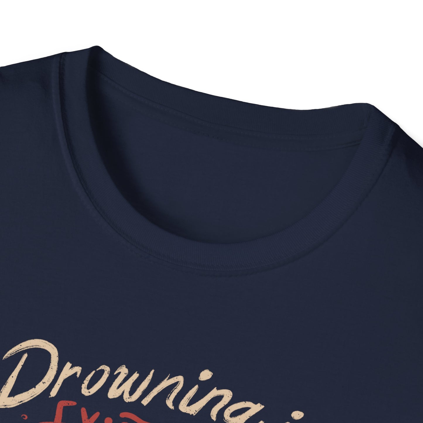 Drowning in Existential Dread – Funny Grim Reaper Self-Care T-Shirt