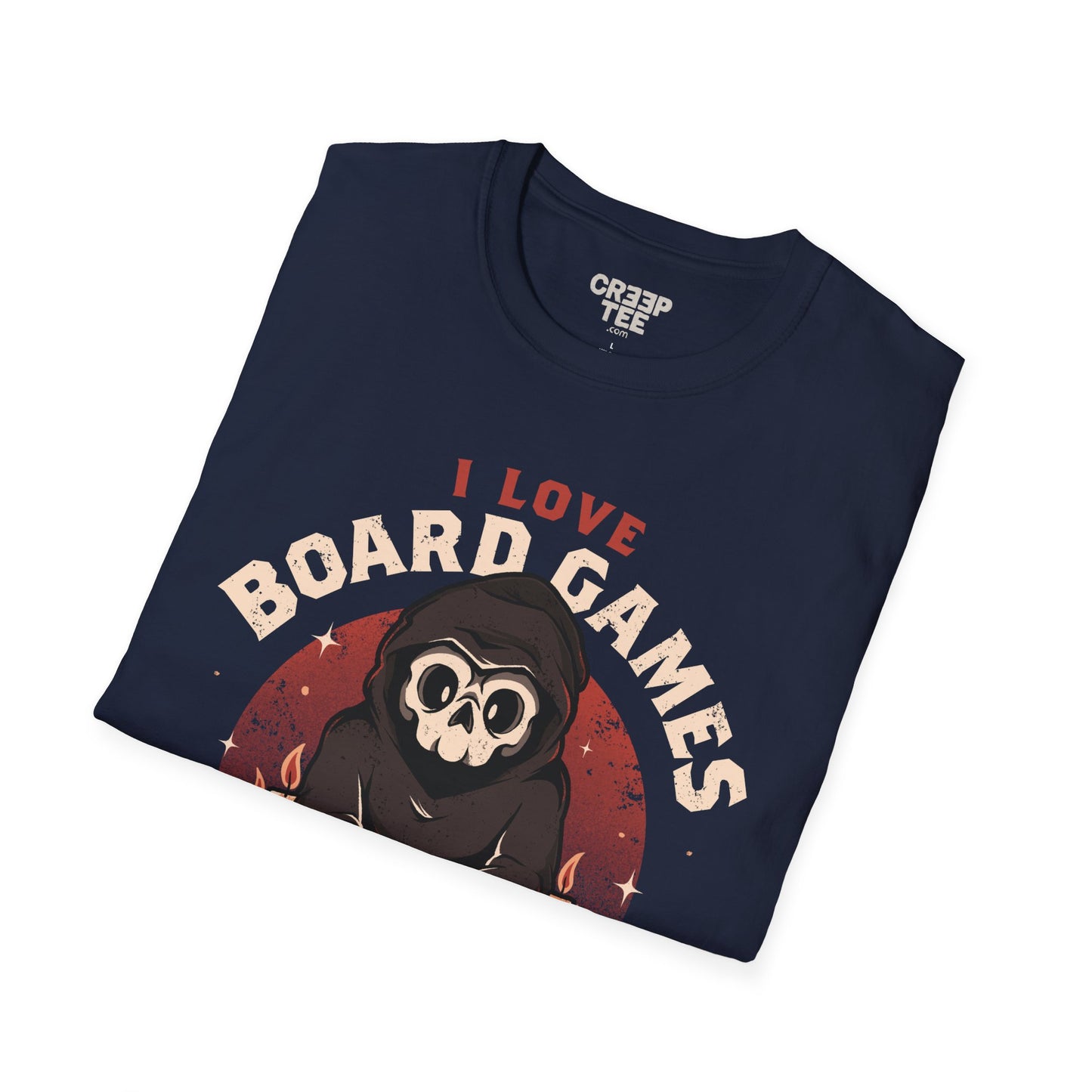 I Love Board Games – Skeleton Ouija T-Shirt