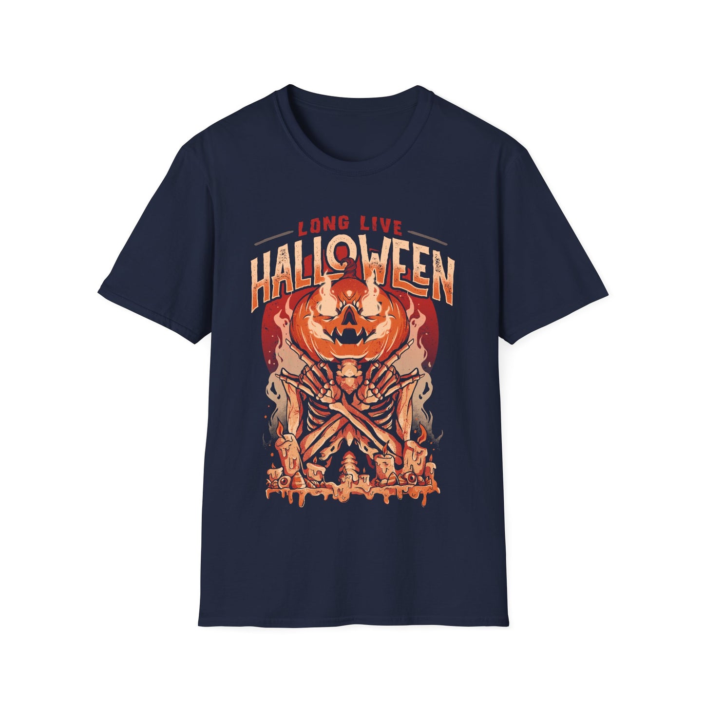 Long Live Halloween – Dark Pumpkin T-Shirt