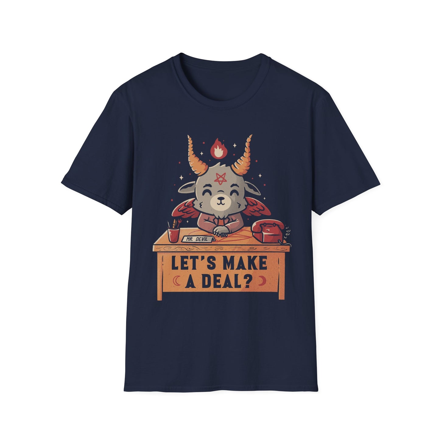 Let's Make a Deal – Ironic Baphomet Deal-Maker T-Shirt