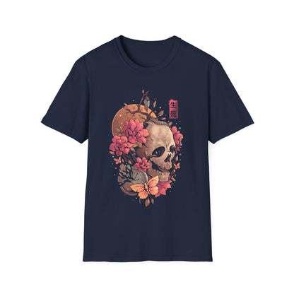 Time of the Death – Poetic Skull T-Shirt