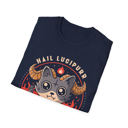 Hail Lucipurr – Cute & Funny Demon Cat T-Shirt