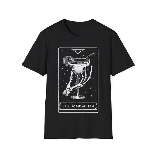 The Margarita - Skeleton Tarot Card T-Shirt