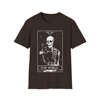 The World — Cat Tarot Card T-Shirt