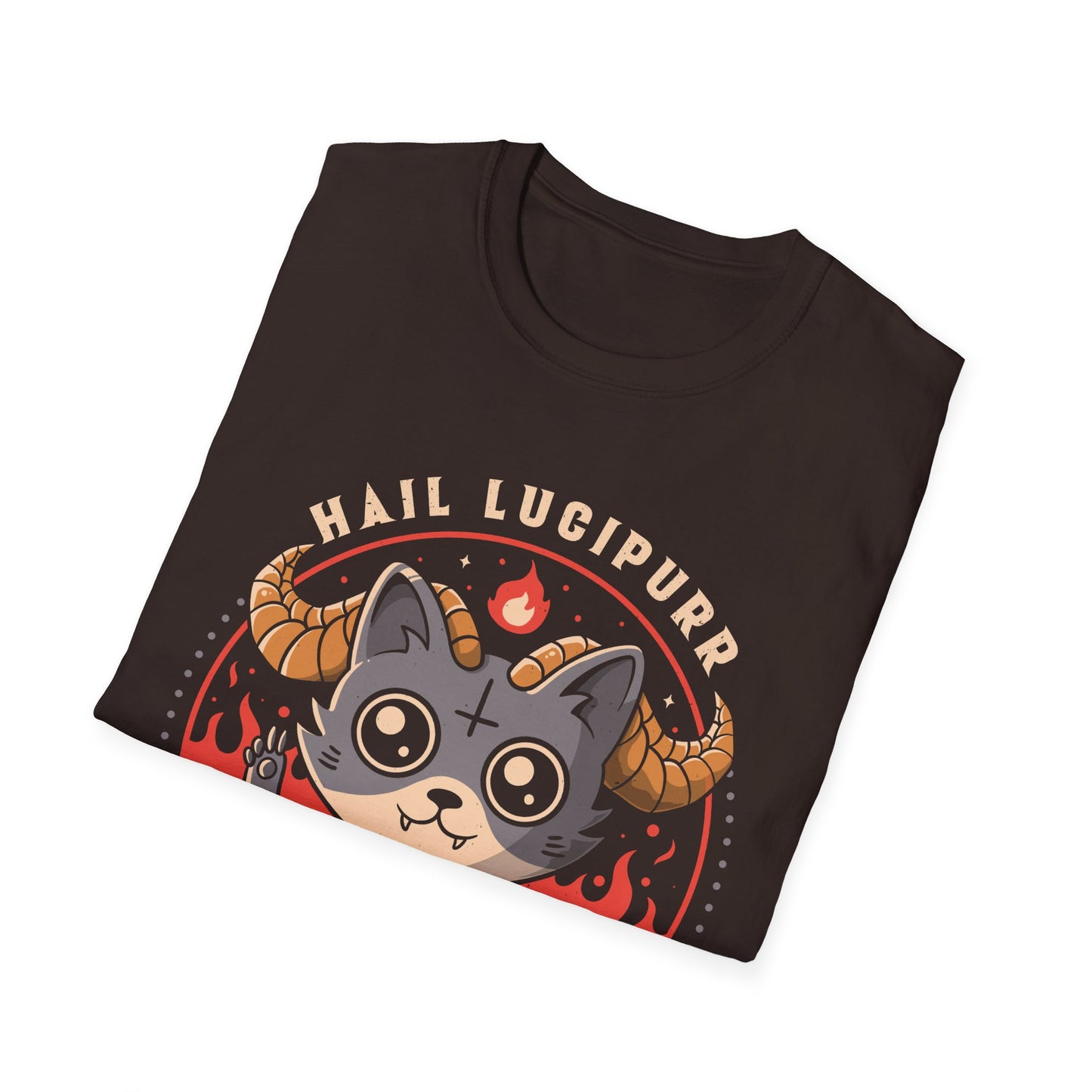 Hail Lucipurr – Cute & Funny Demon Cat T-Shirt