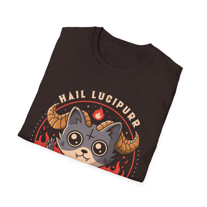 Hail Lucipurr – Cute & Funny Demon Cat T-Shirt