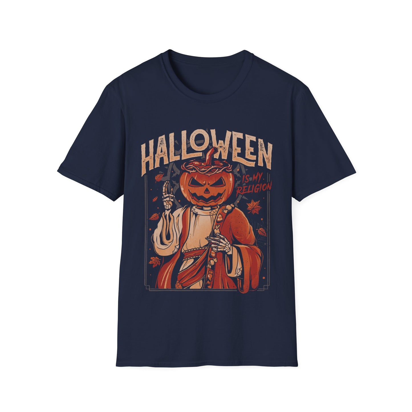 Halloween is my Religion – Pumpkin T-Shirt