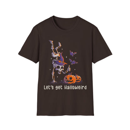 Let's Get Halloweird – Funny Halloween Skeleton T-Shirt
