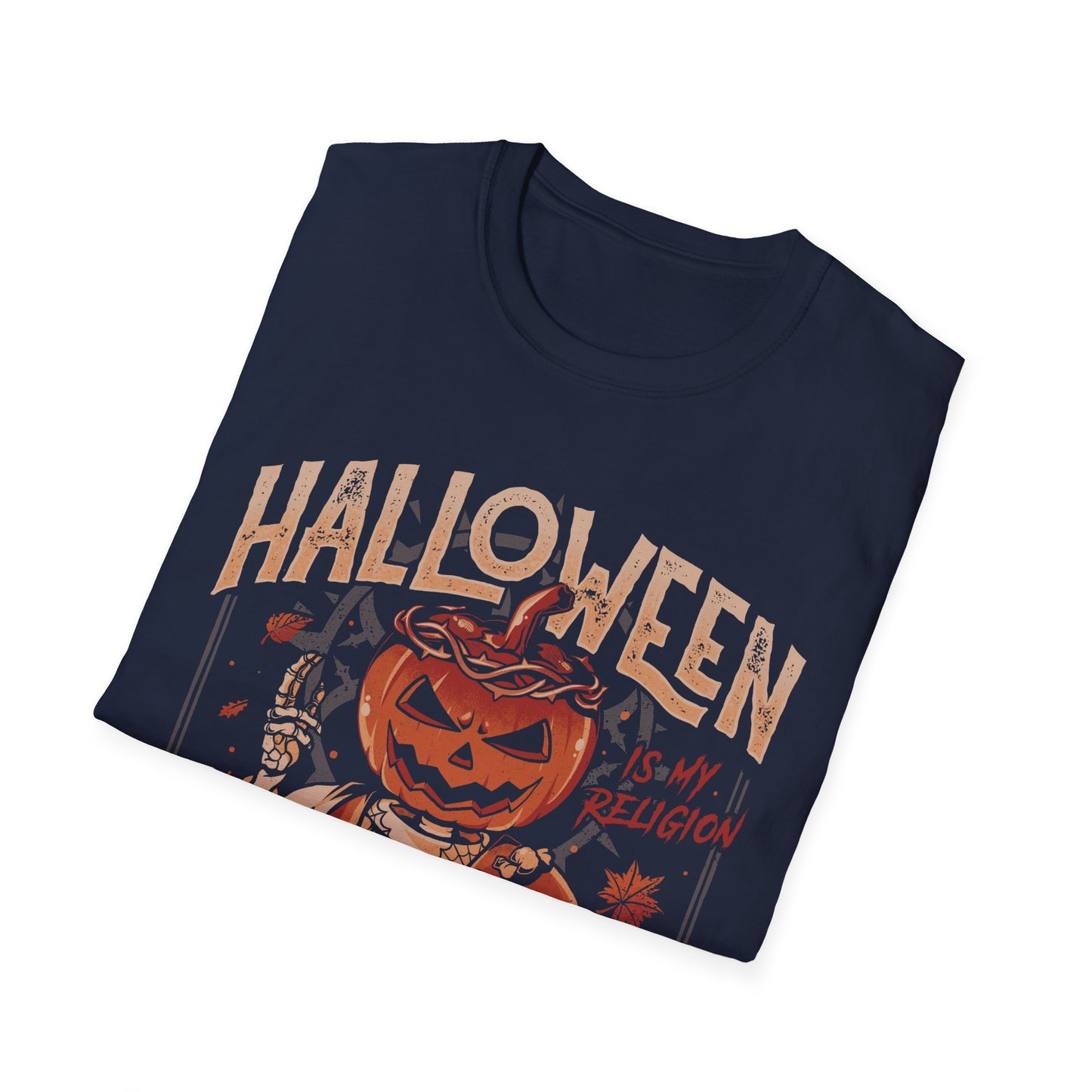 Halloween is my Religion – Pumpkin T-Shirt