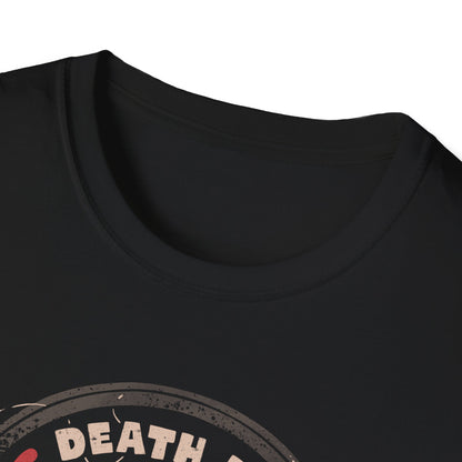 Death by Overthinking – Dark Introspective Skull T-Shirt