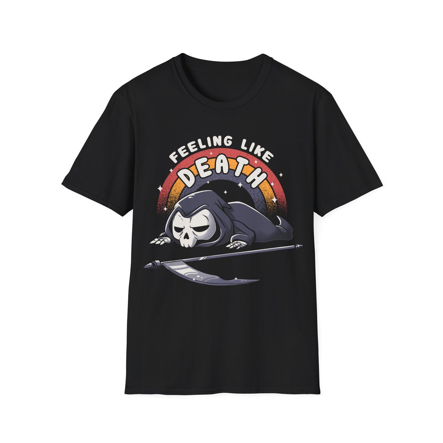 Feeling Like Death – Funny Grim Reaper T-Shirt