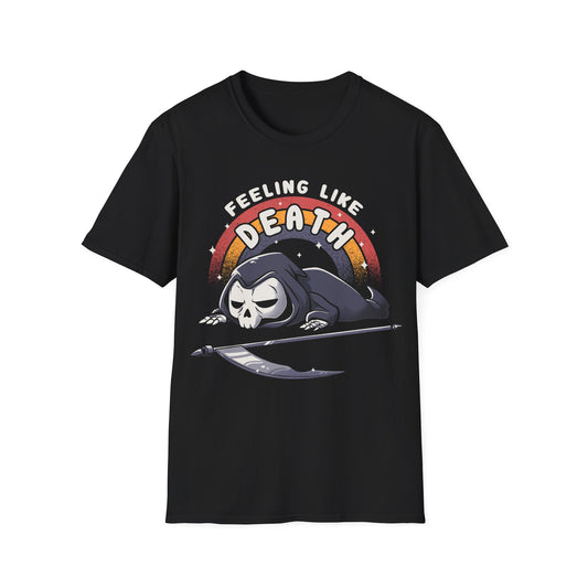 Feeling Like Death – Funny Grim Reaper T-Shirt