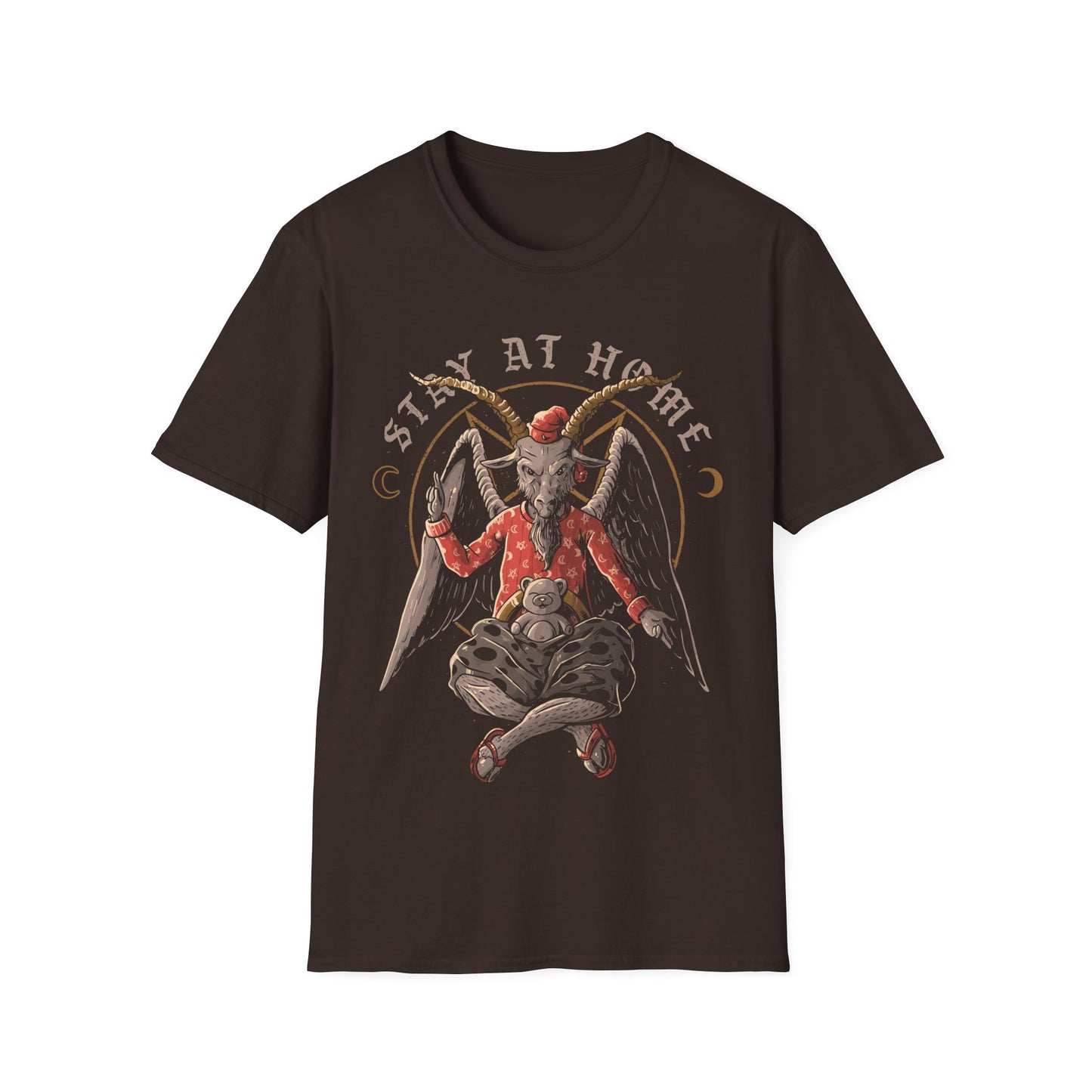 Stay At Home – Dark Baphomet T-Shirt