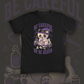 Be Careful Or Be Hexed tee mockup