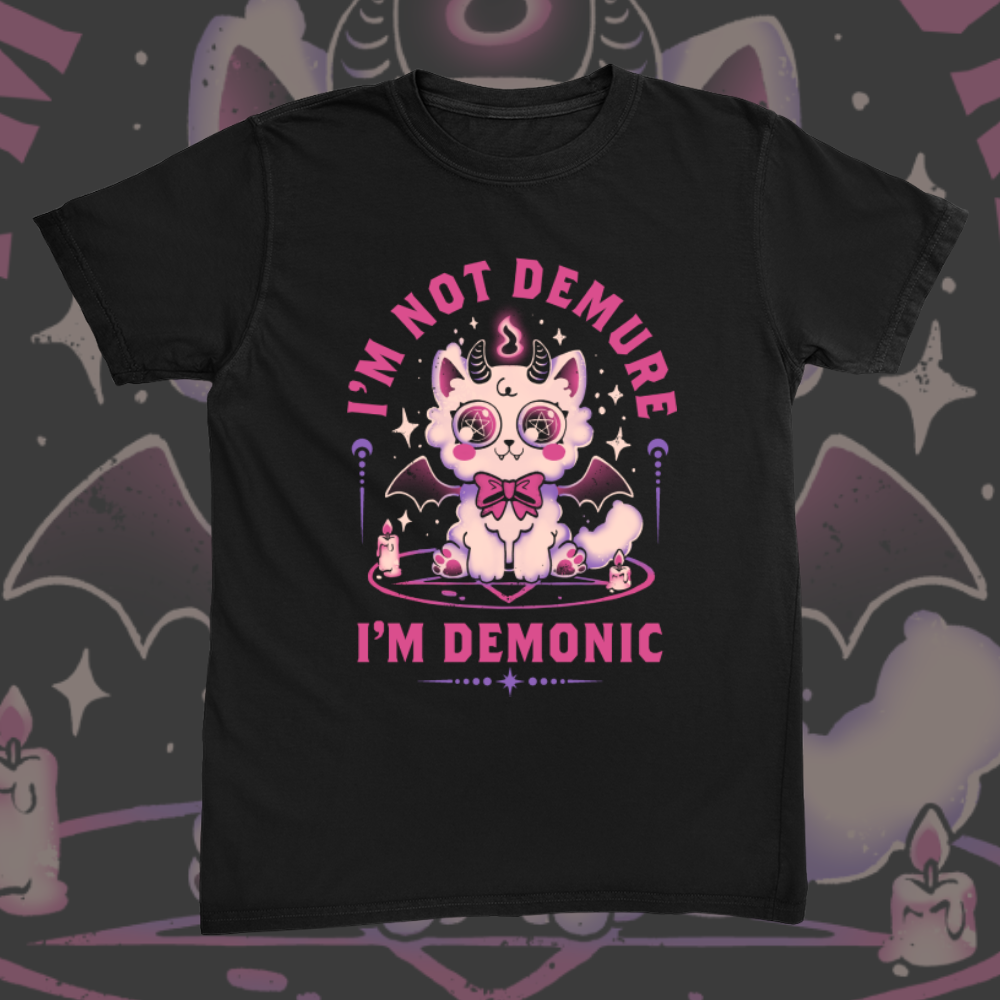 Demonic Cat Tee