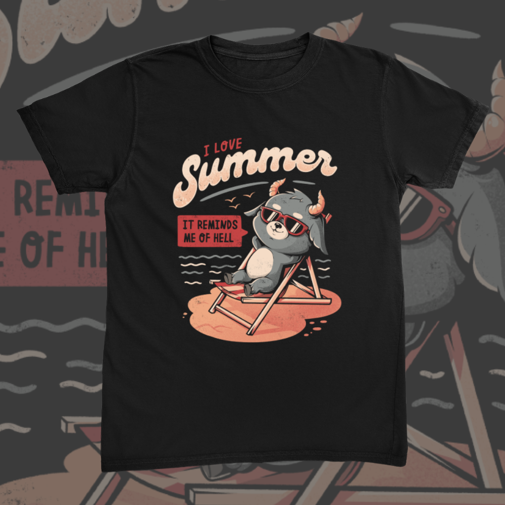 I Love Summer Hell Tee