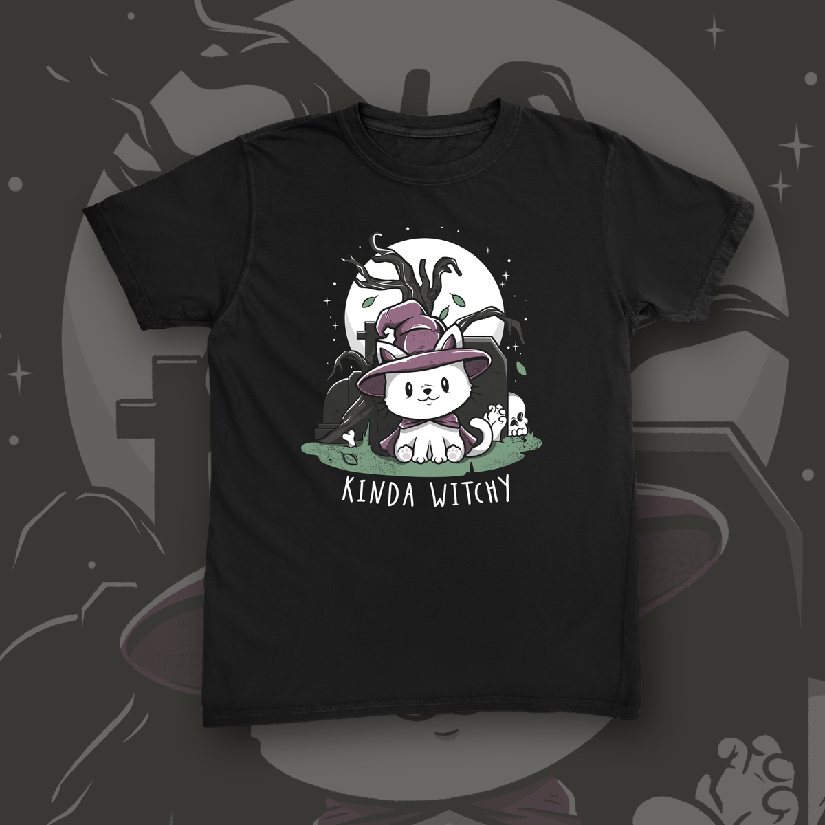 Kinda Witchy tee mockup