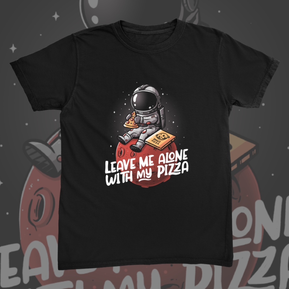 Leave Me Alone With My Pizza Tee