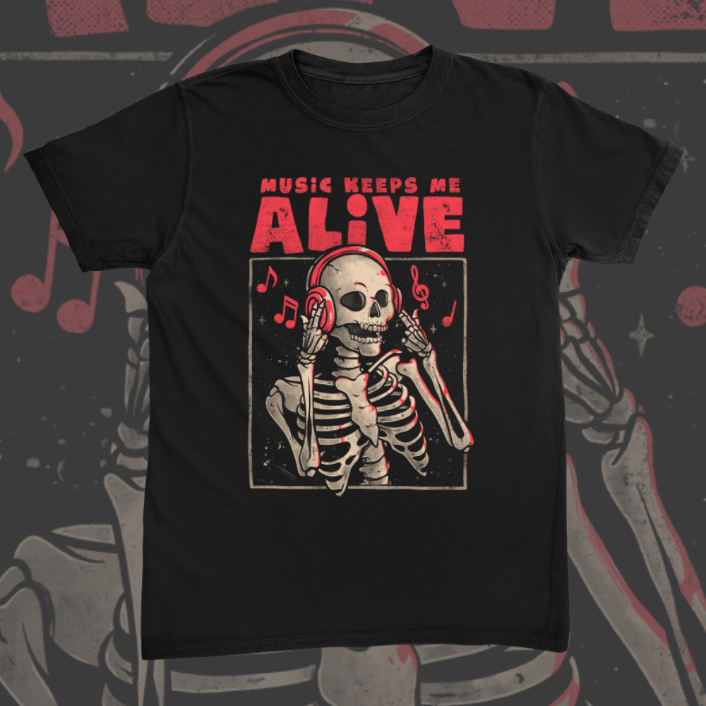 Music Keeps Me Alive Tee