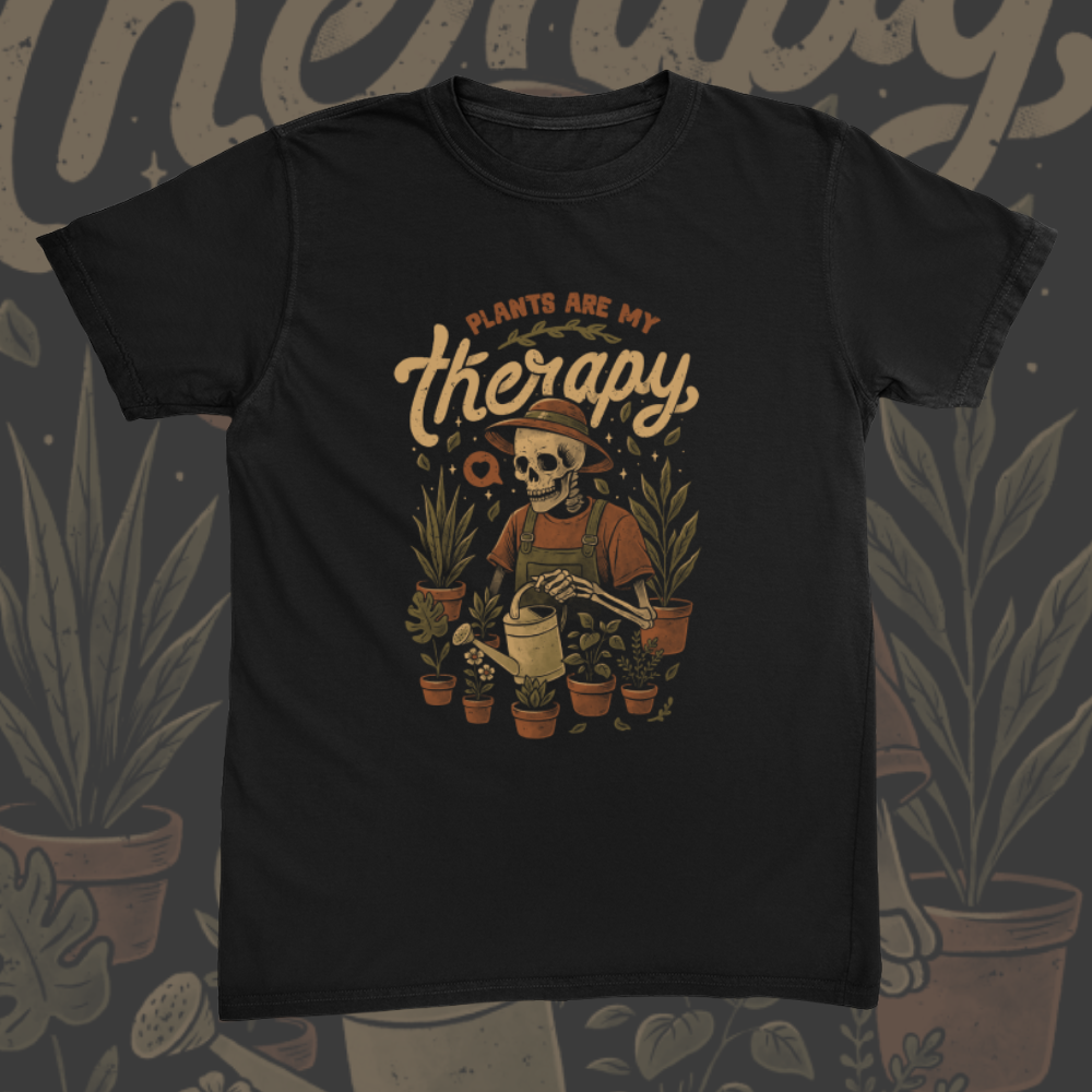 Plants Are My Therapy Tee
