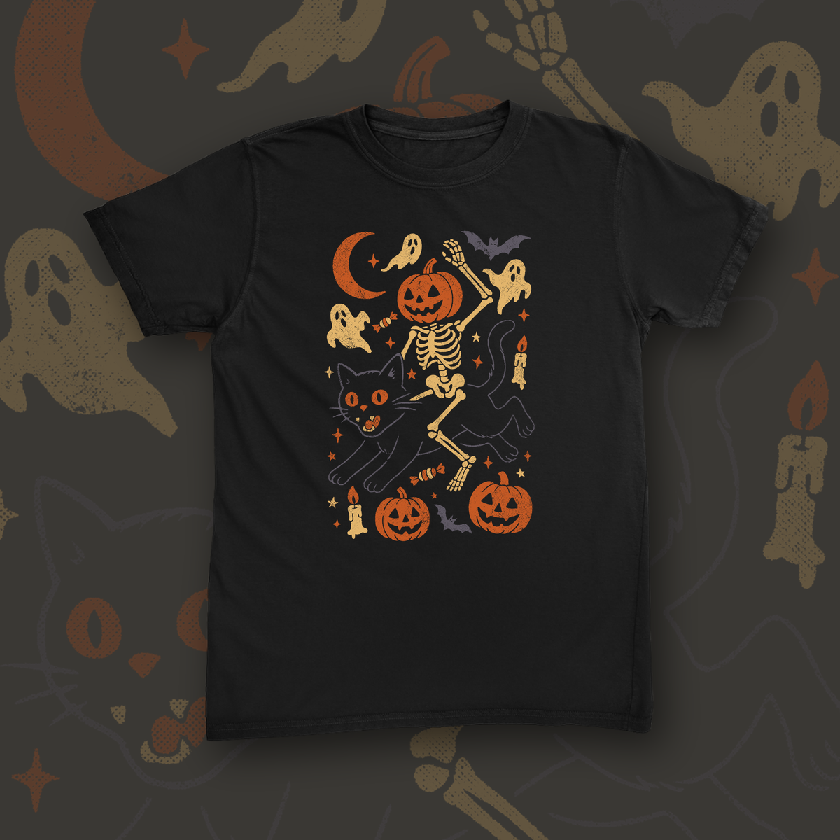 Spooky Gallop tee mockup