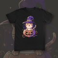 Spooky Kitten tee mockup