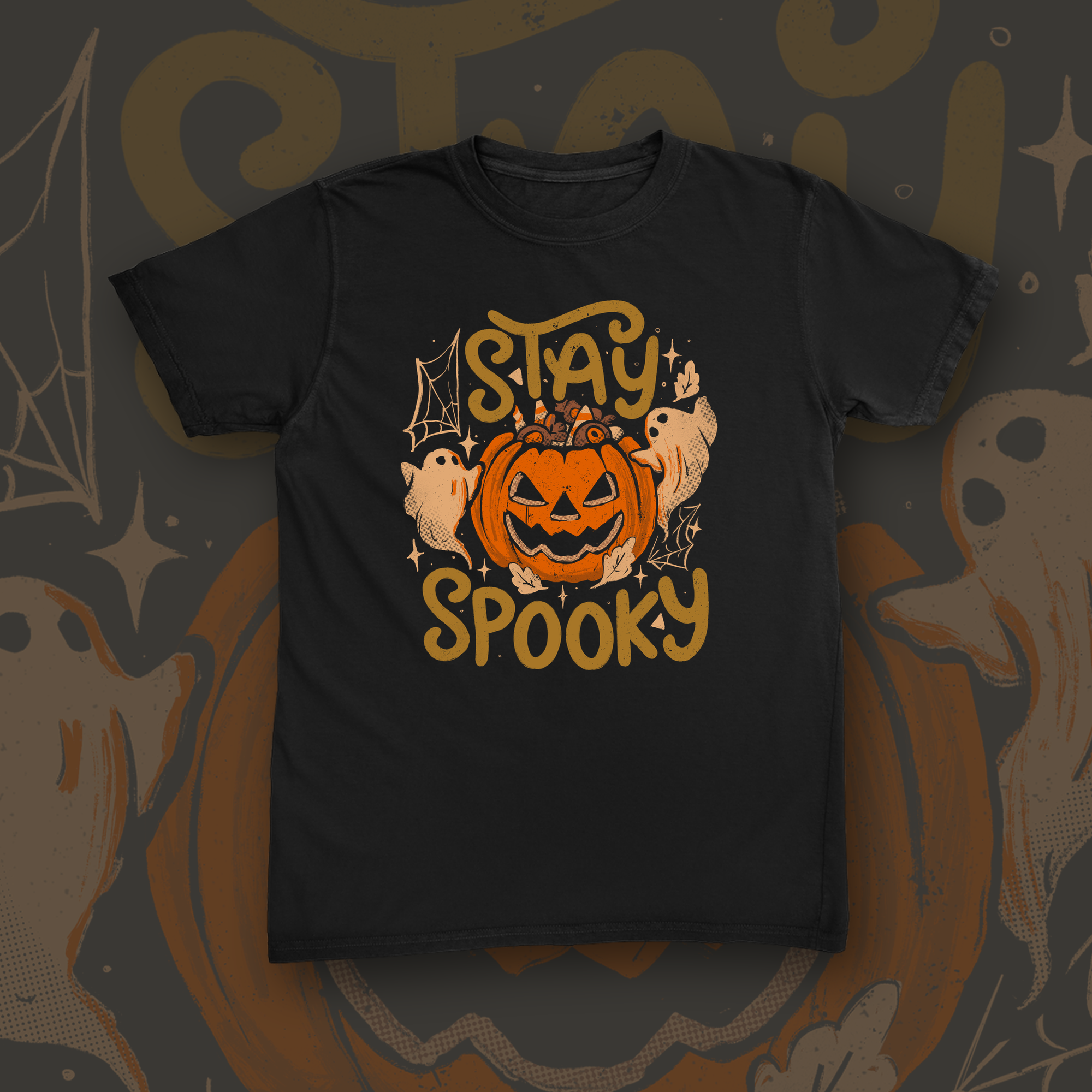 Stay Spooky tee mockup