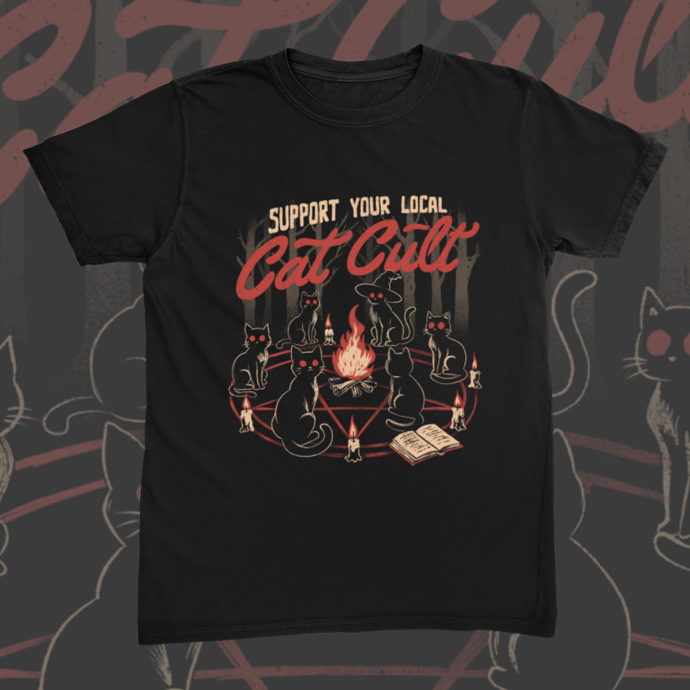 Support Your Local Cat Cult Tee