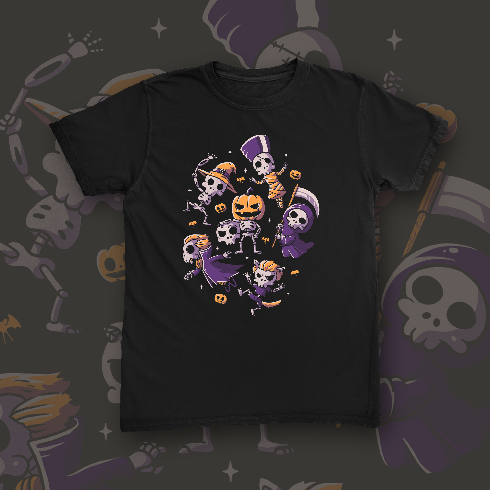The Bone Parade tee mockup