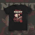 Welcome To Night Shift tee mockup